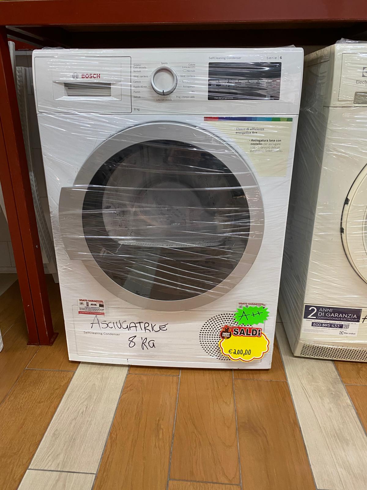 ASCIUGATRICE BOSCH 8KG SERIE 6