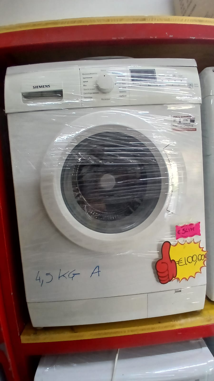 LAVATRICE SIEMENS 4,5KG SLIM