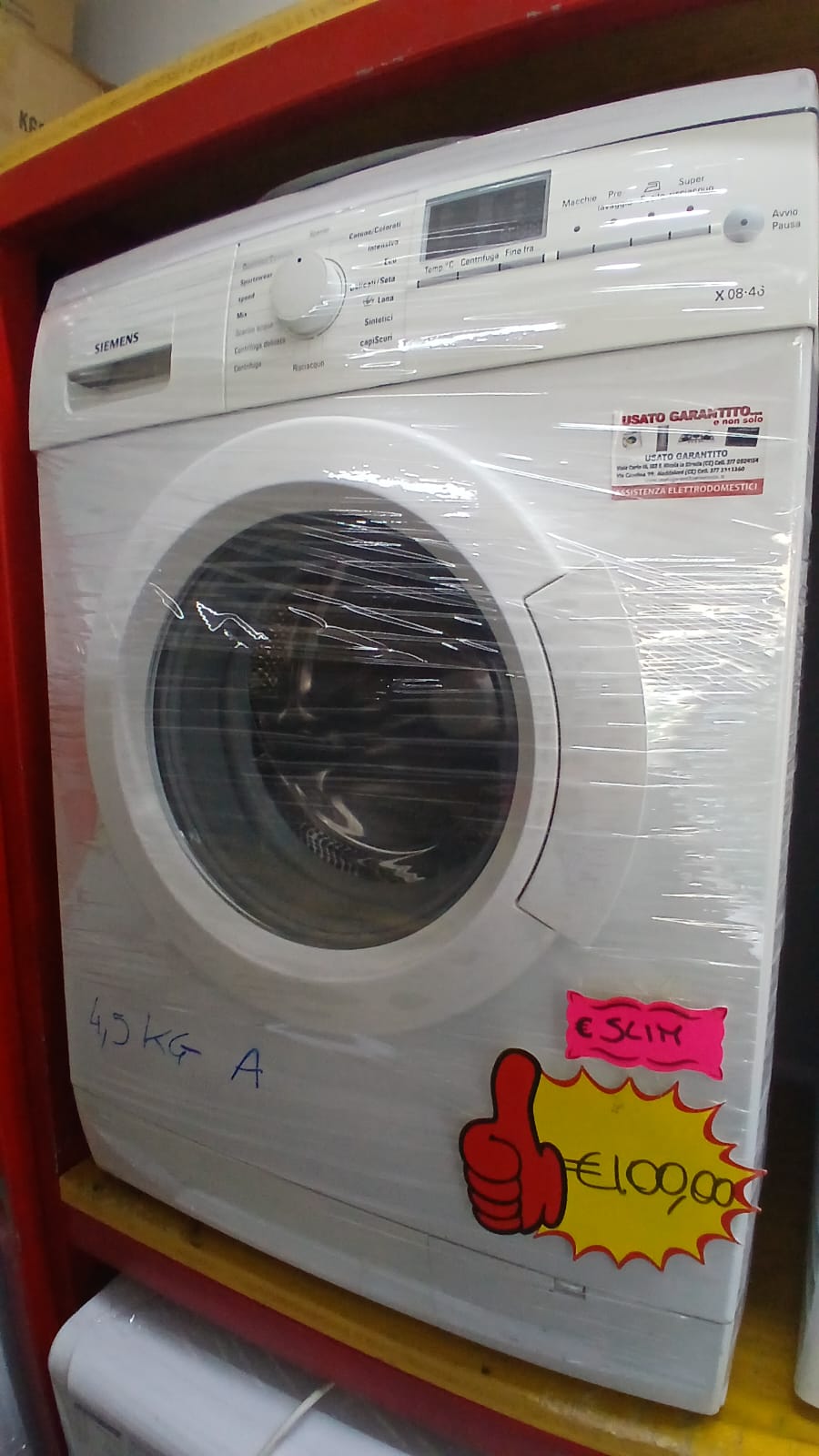 LAVATRICE SIEMENS 4,5KG SLIM