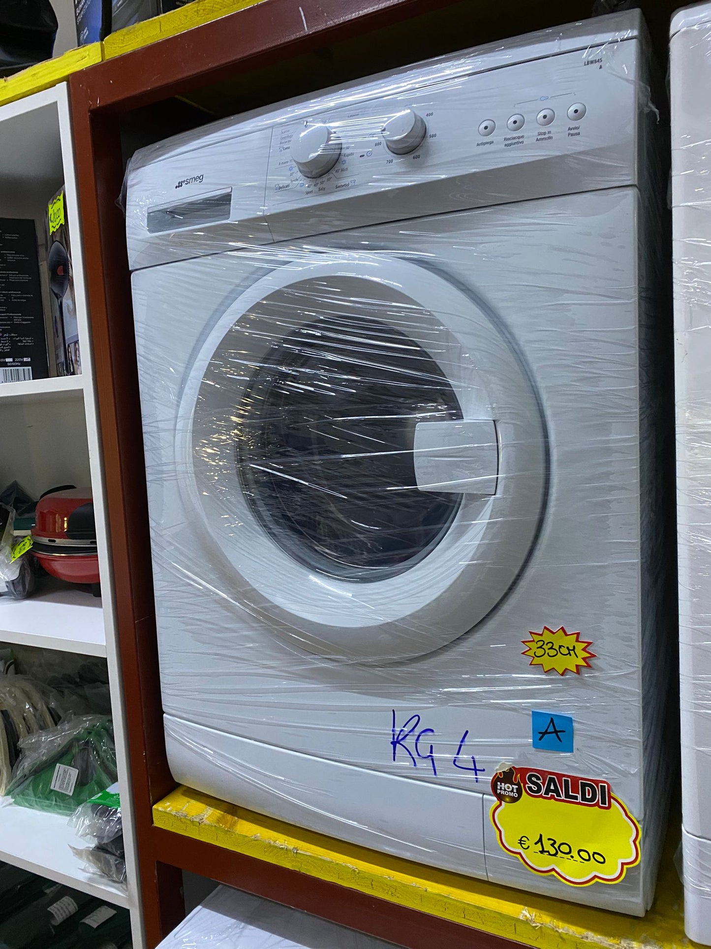 LAVATRICE SMEG 4KG SLIM 33CM
