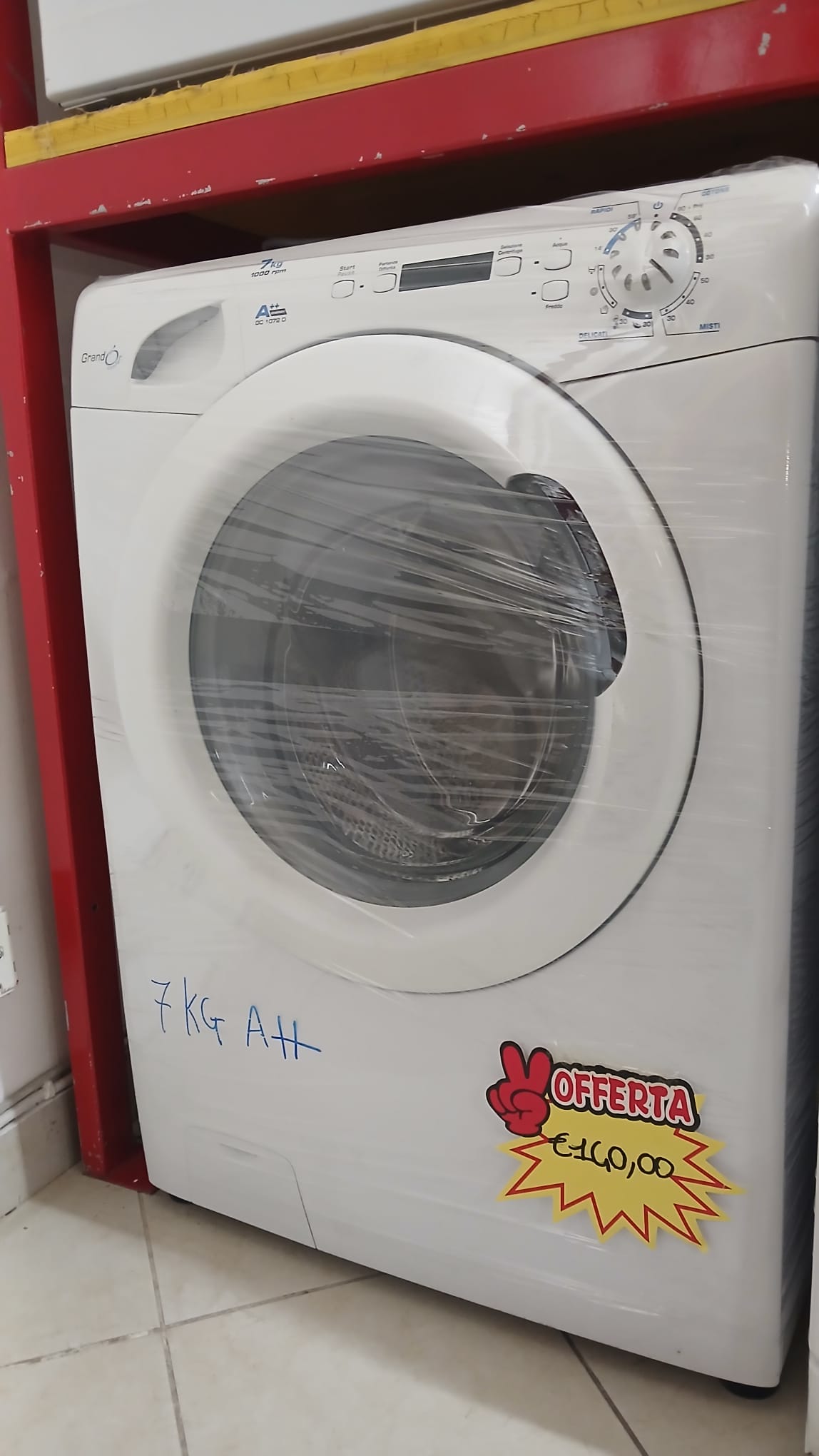 LAVATRICE CANDY GRANDO' COMFORT 7KG