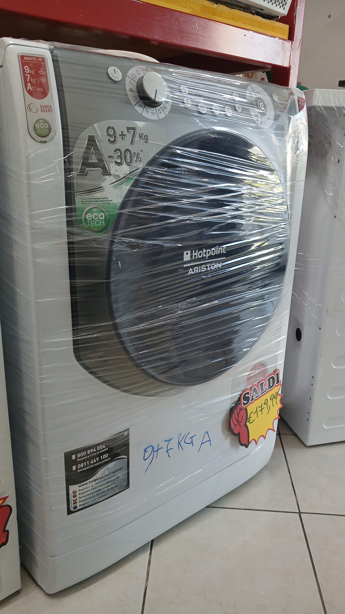 LAVASCIUGA HOTPOINT ARISTON 9+7KG