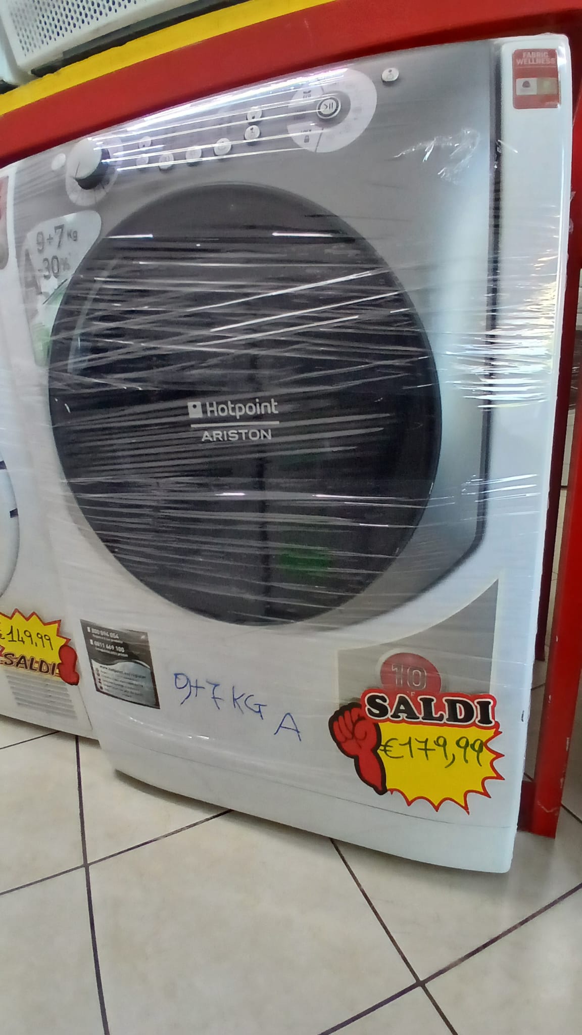 LAVASCIUGA HOTPOINT ARISTON 9+7KG