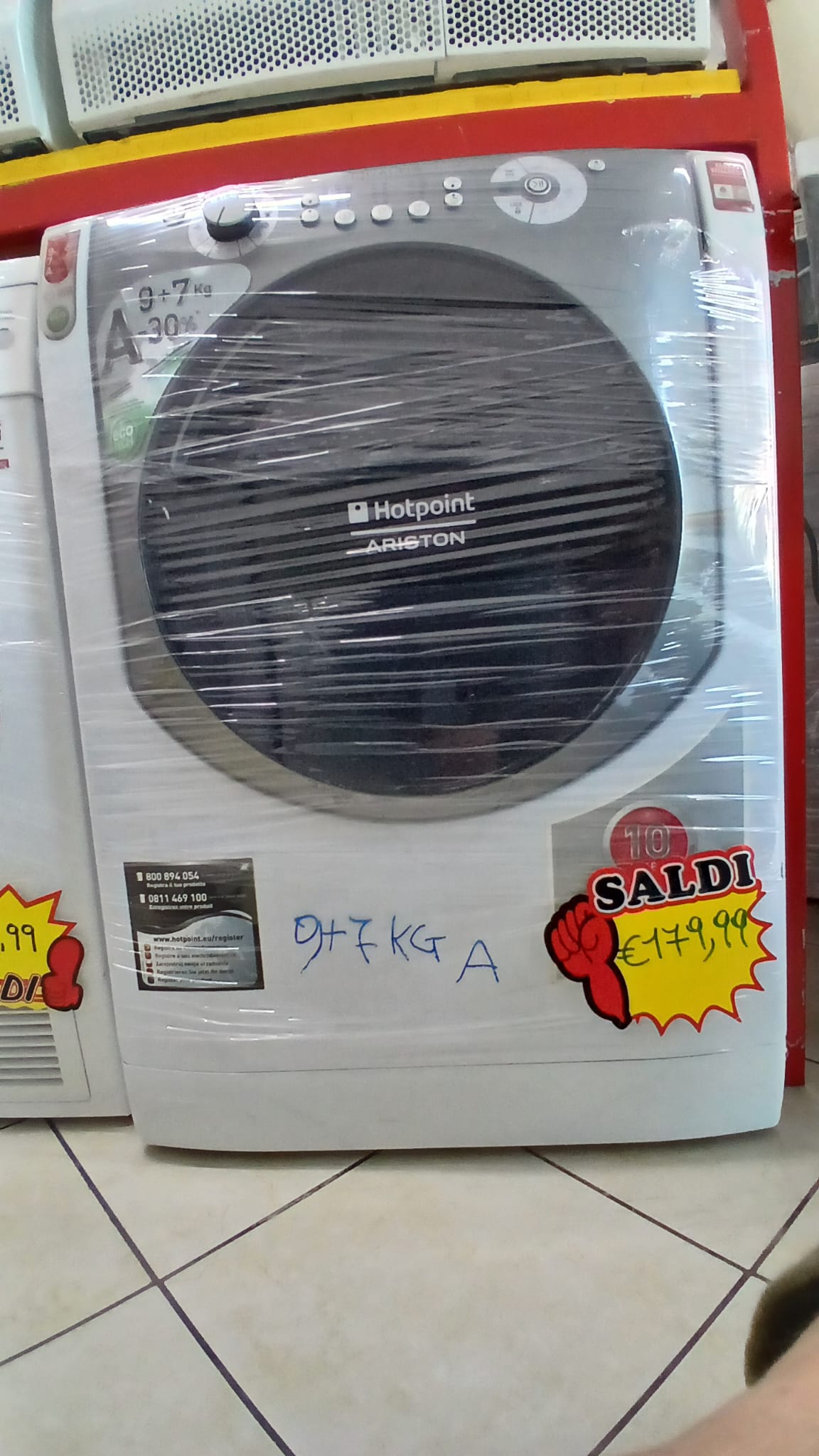 LAVASCIUGA HOTPOINT ARISTON 9+7KG