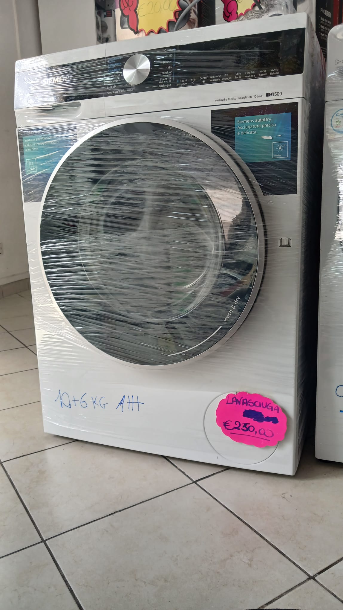 LAVASCIUGA SIEMENS IQ500 10+6KG