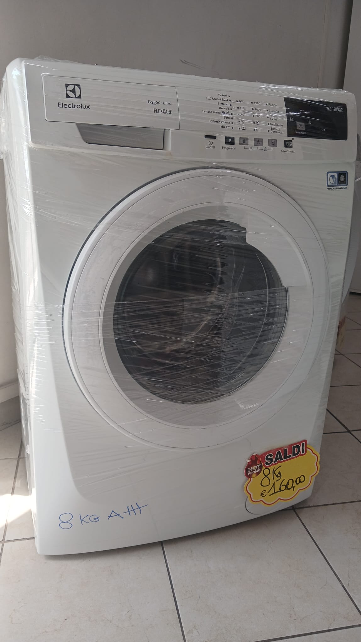 LAVATRICE ELECTROLUX REX 8KG