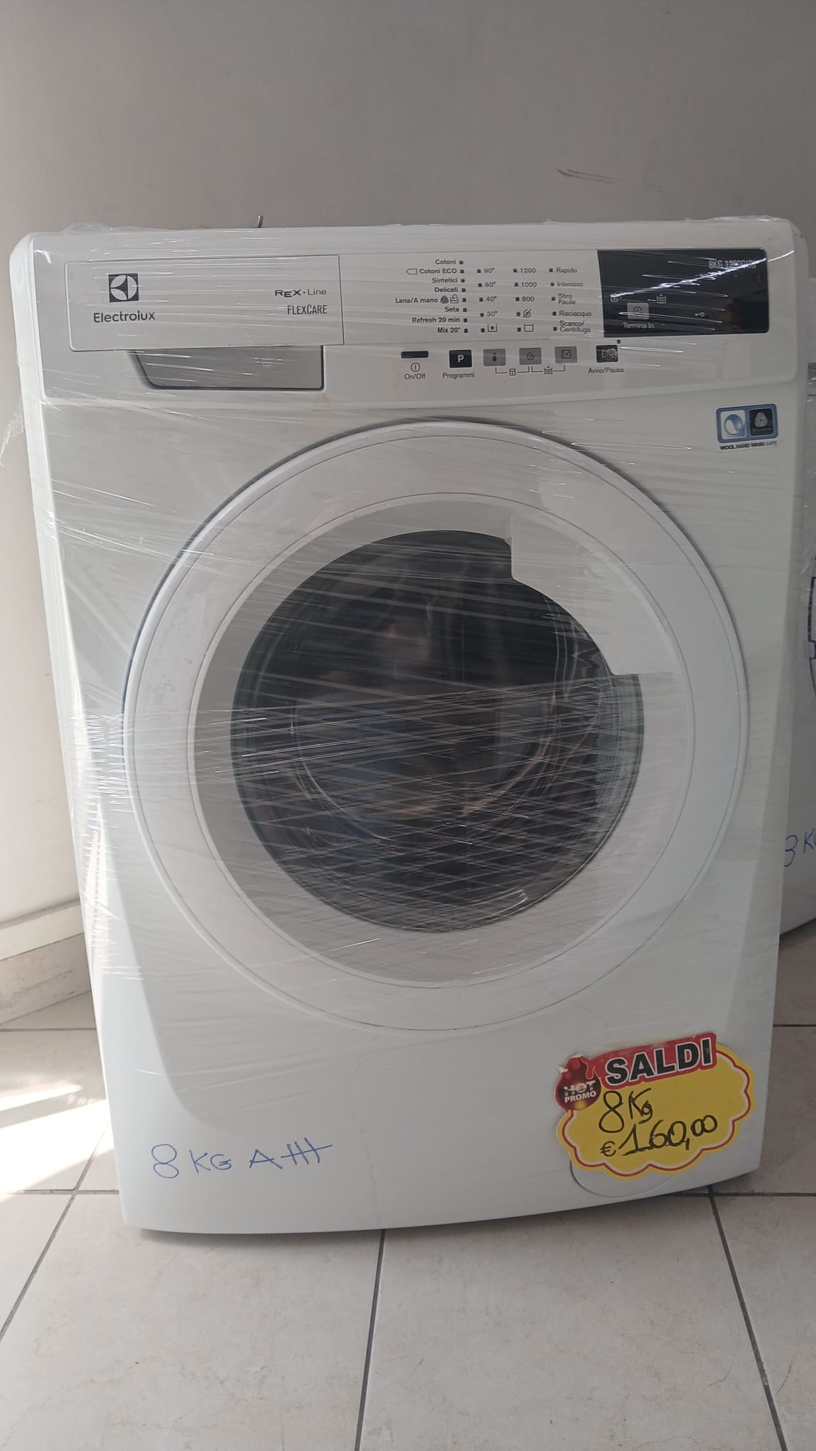 LAVATRICE ELECTROLUX REX 8KG