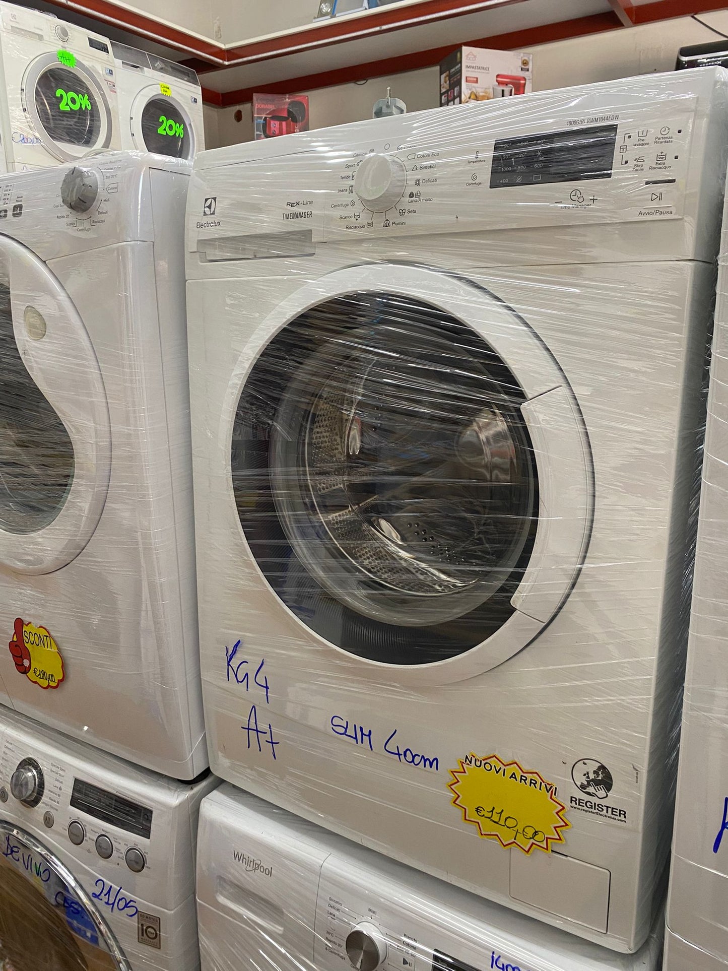LAVATRICE ELECTROLUX 4KG SLIM