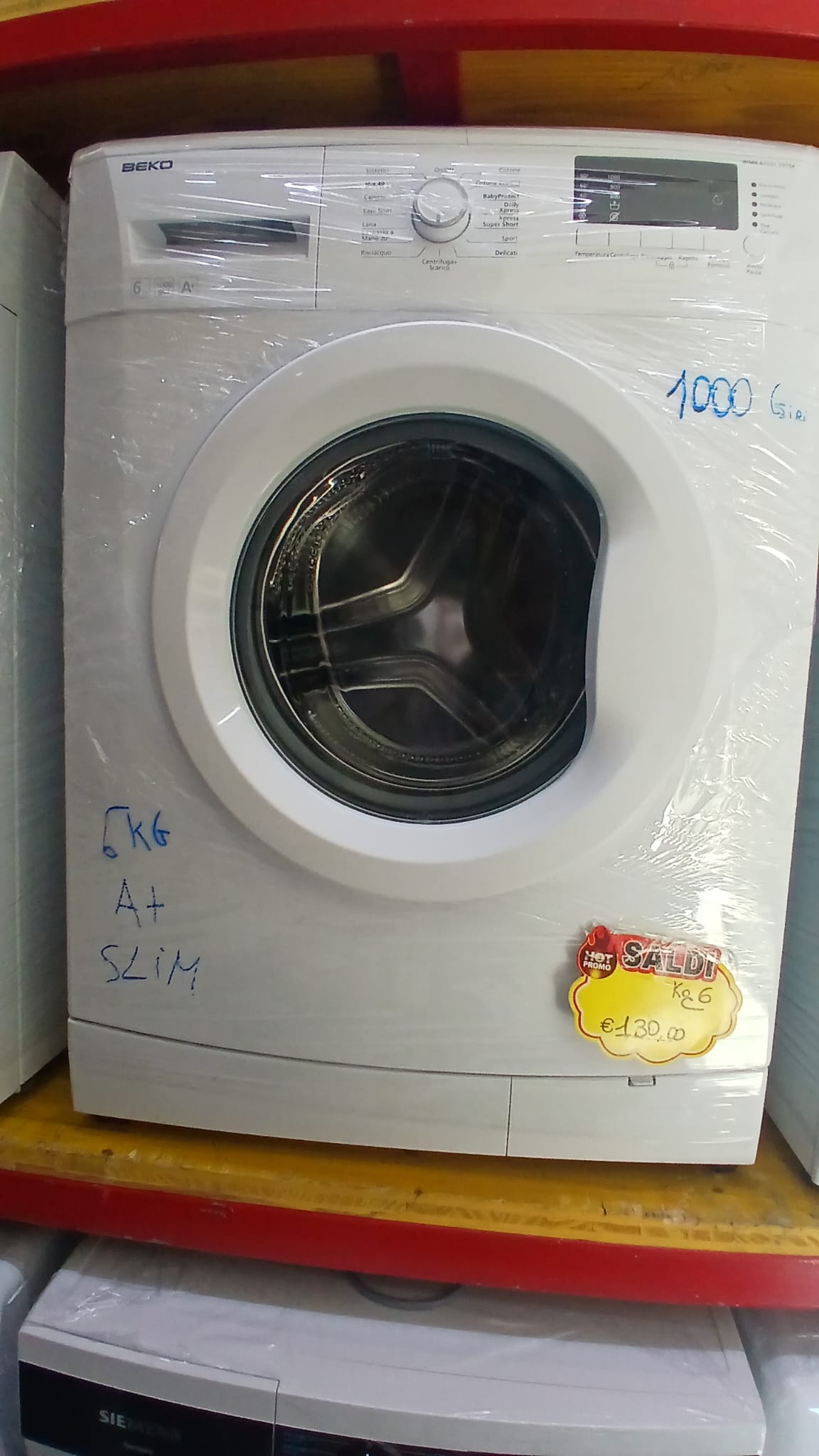 LAVATRICE BEKO 6KG SLIM