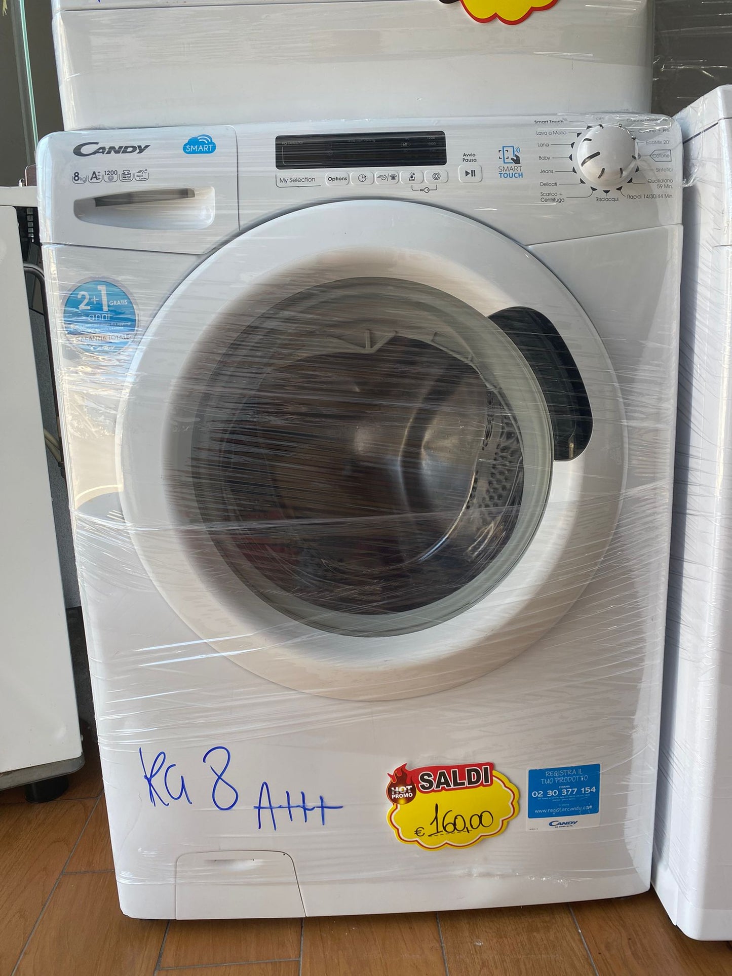 LAVATRICE CANDY SMART 8KG