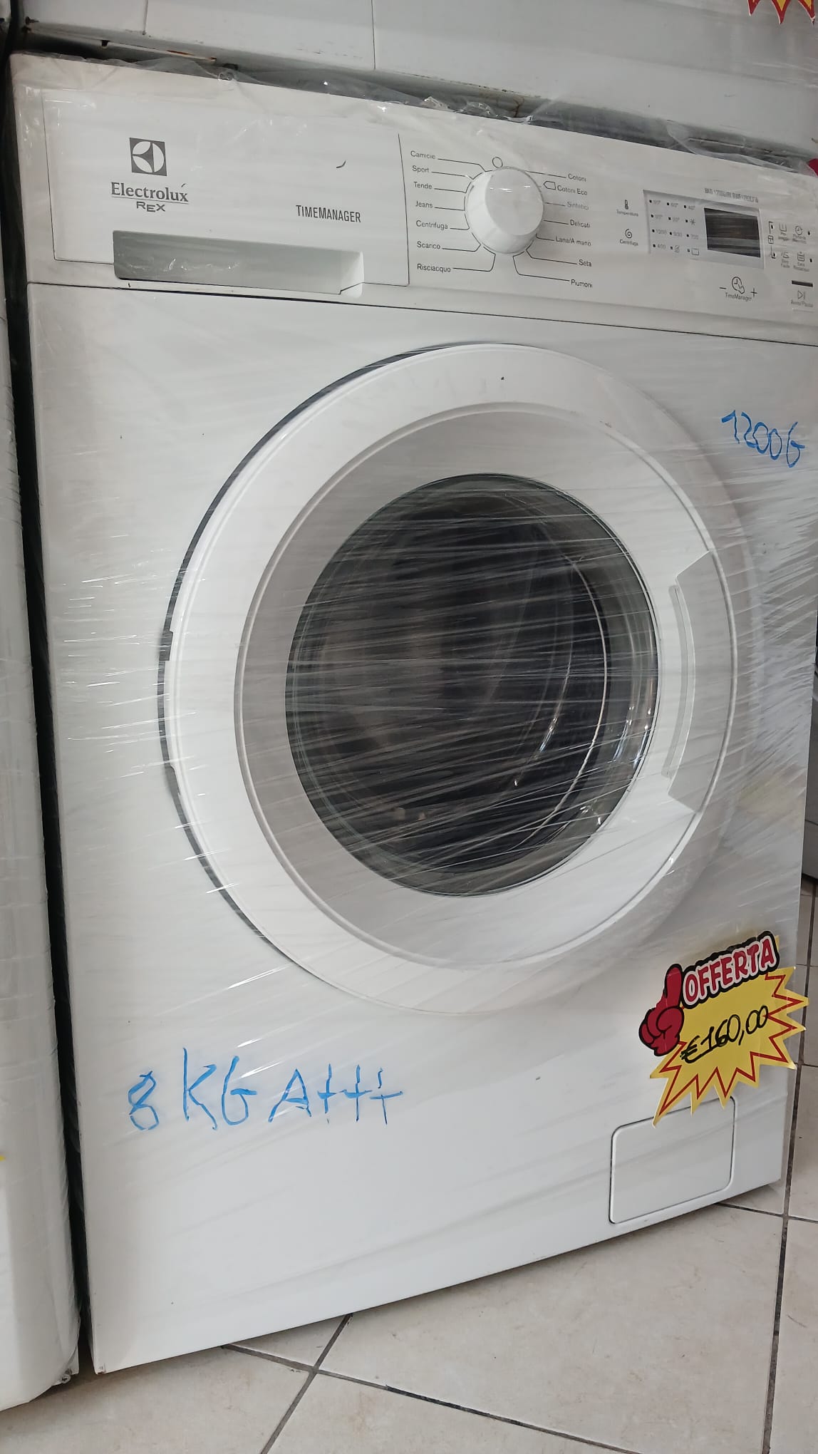 LAVATRICE ELECTROLUX 8KG