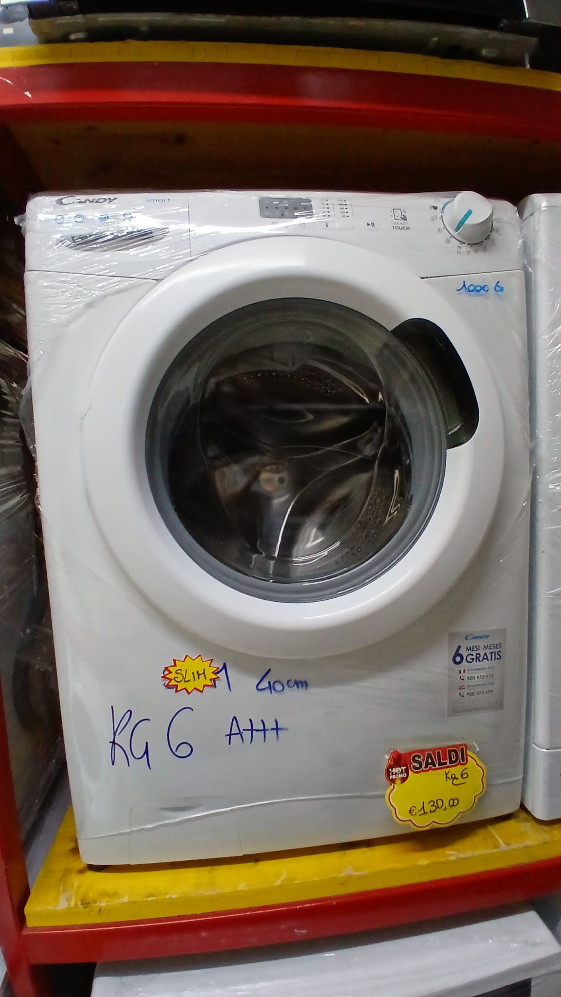 LAVATRICE CANDY SMART 6KG SLIM