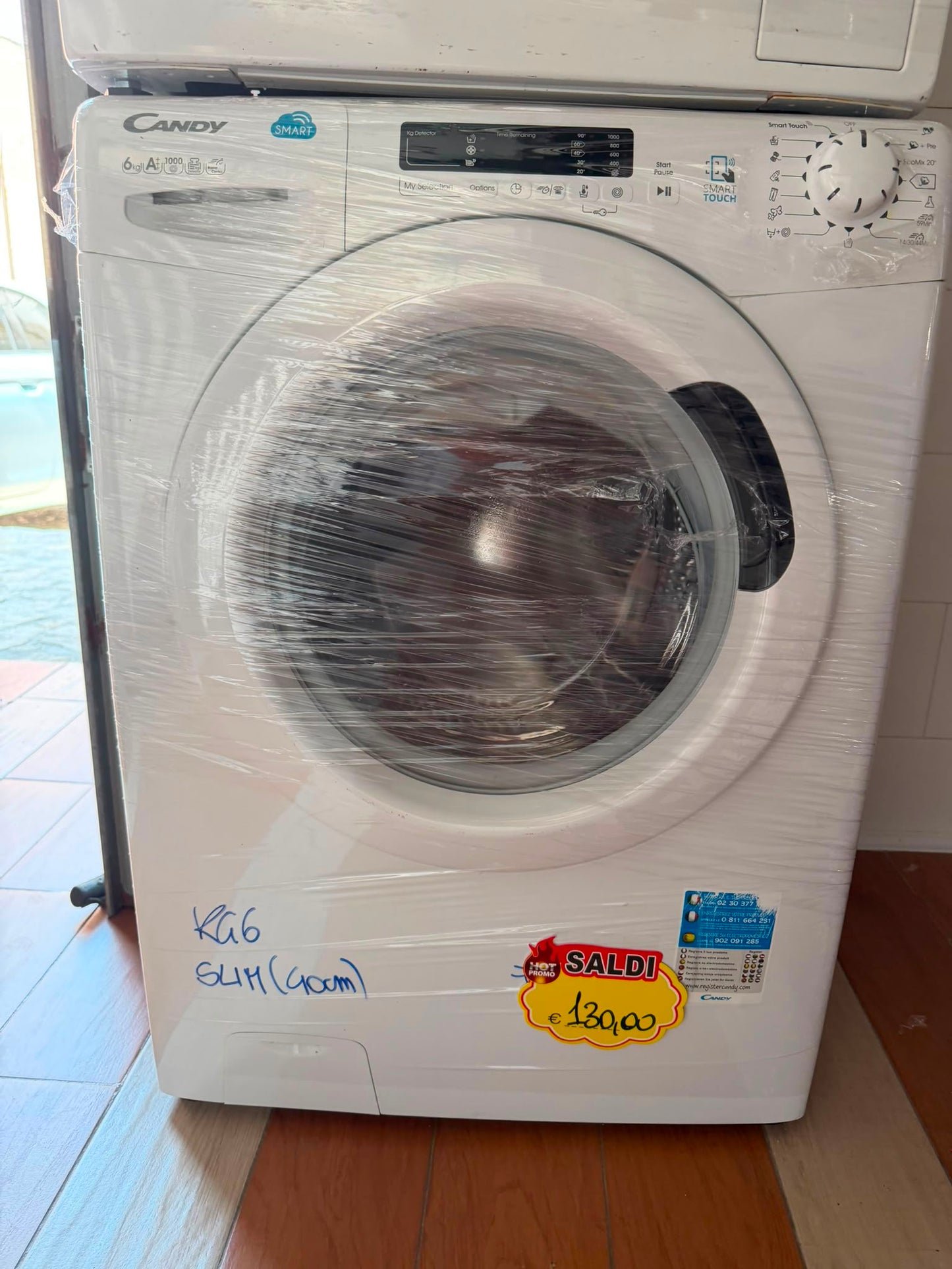 LAVATRICE CANDY SMART 6KG SLIM
