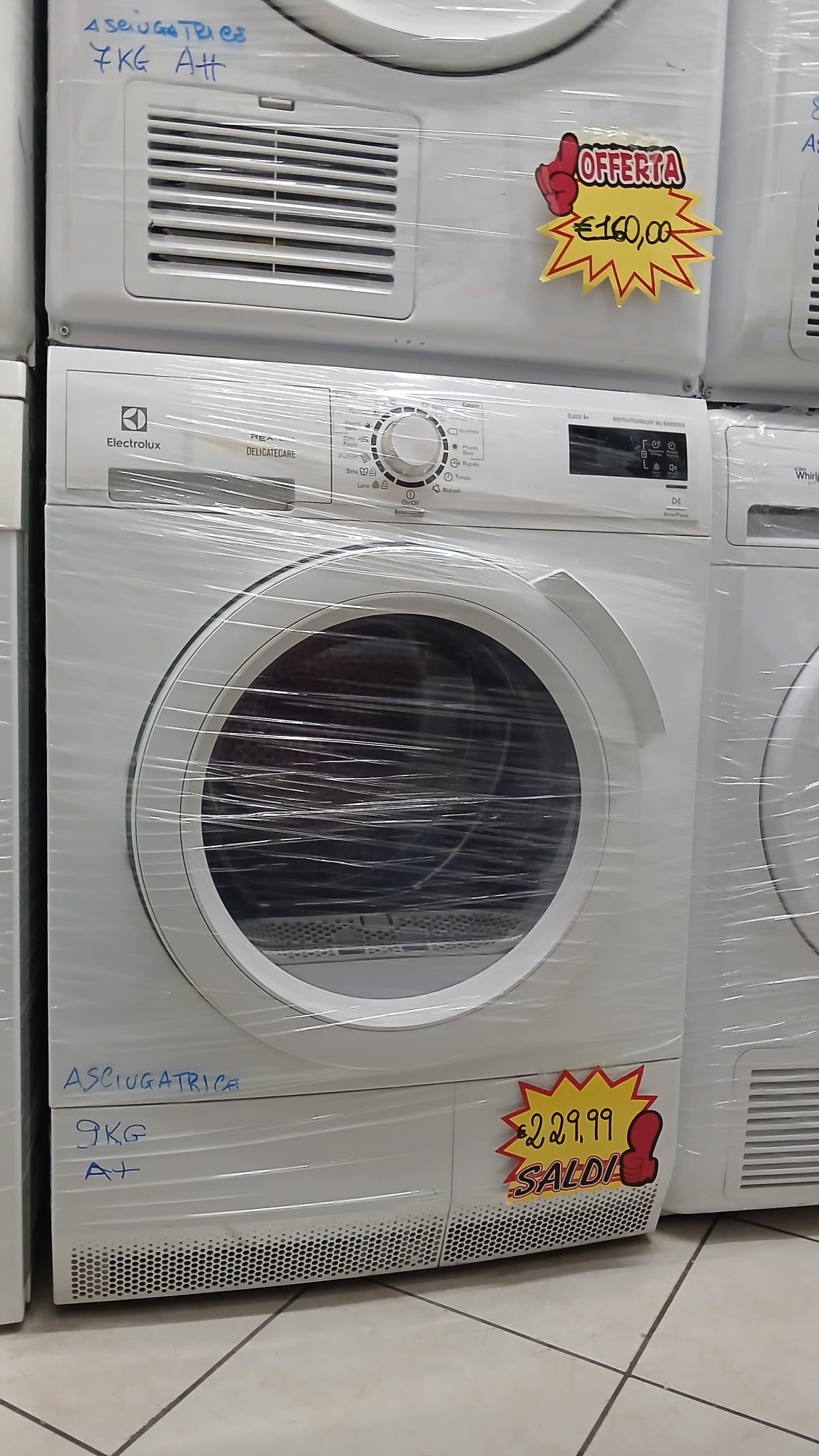ASCIUGATRICE ELECTROLUX REX 9KG